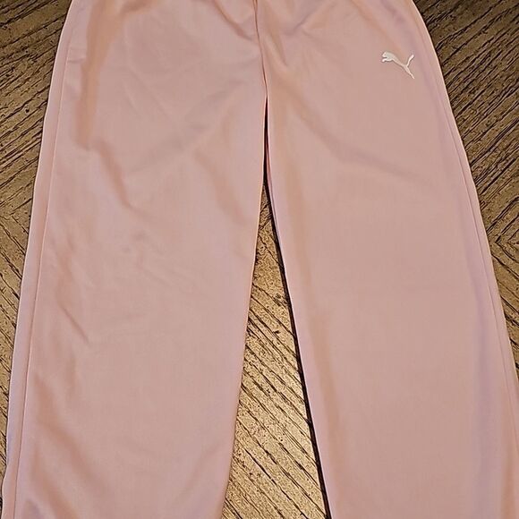 Pink puma track pant joggers size 8-10 M excellent condition - Picture 4 of 12